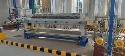 亚龙压滤机大型化工厂使用案例